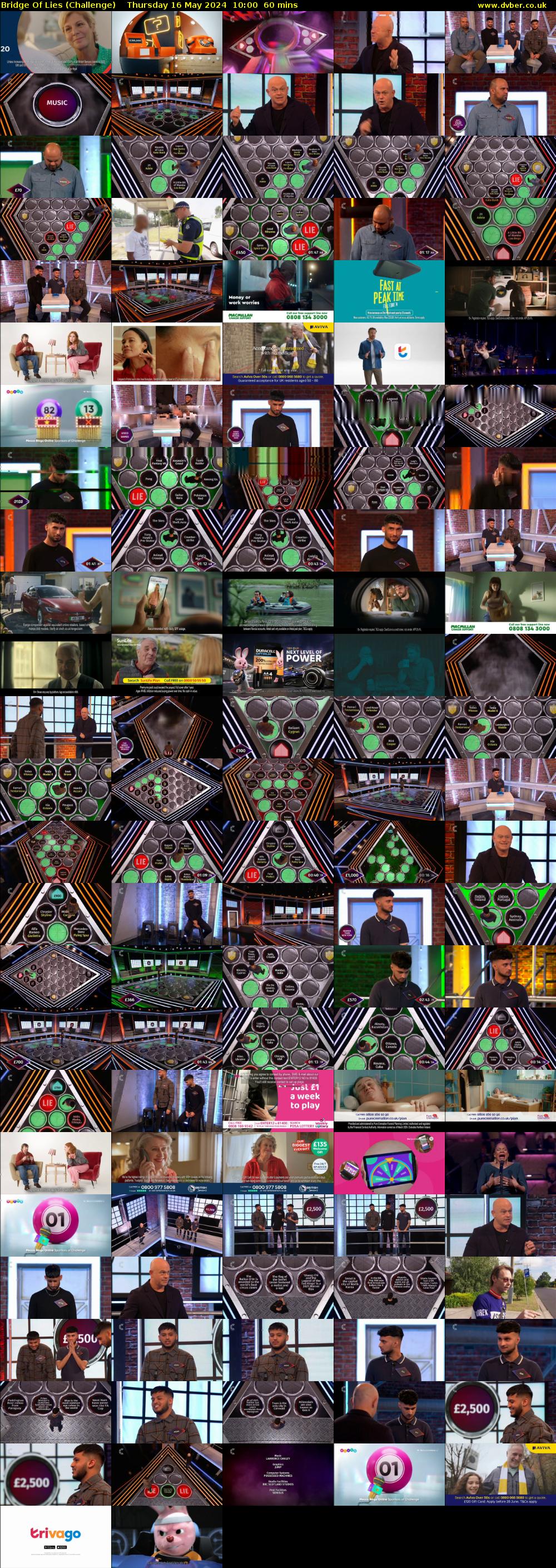 Bridge Of Lies (Challenge) Thursday 16 May 2024 10:00 - 11:00
