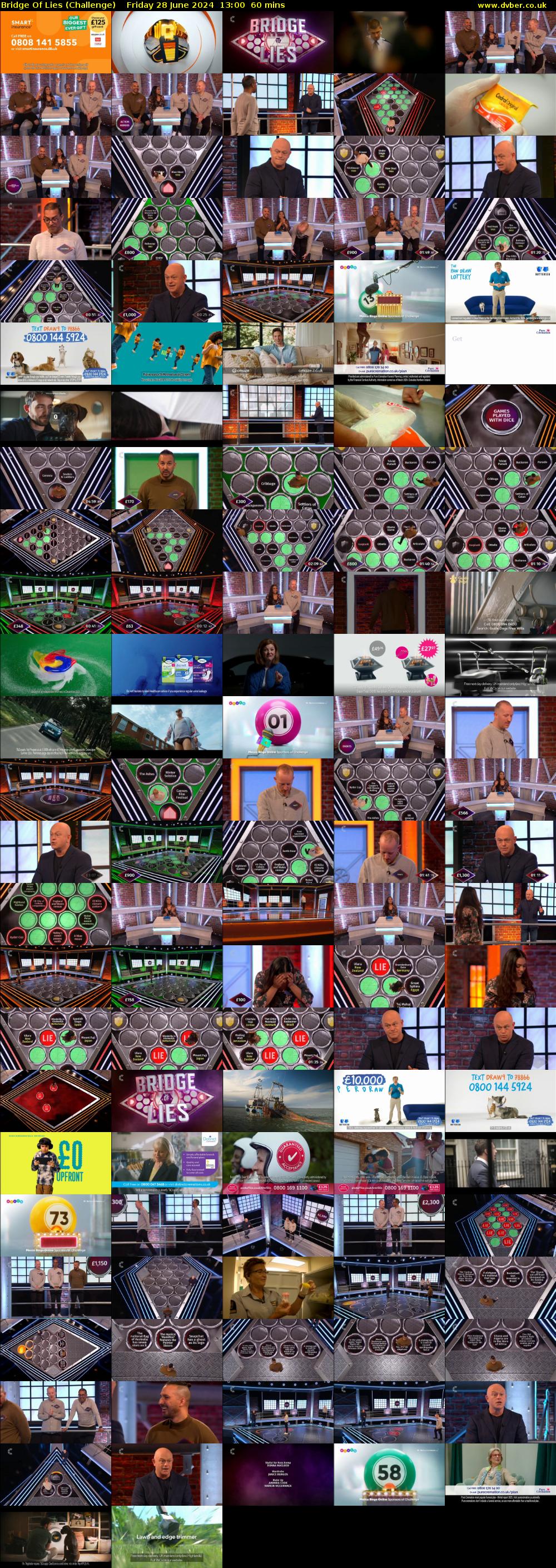 Bridge Of Lies (Challenge) Friday 28 June 2024 13:00 - 14:00
