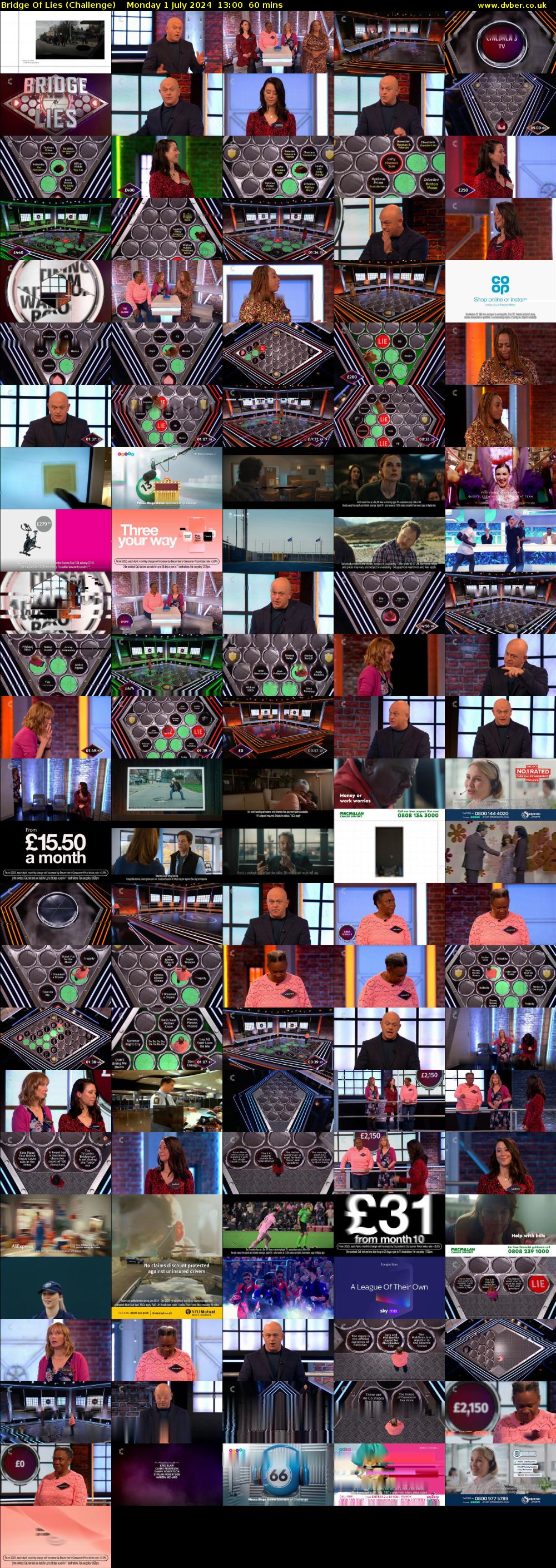 Bridge Of Lies (Challenge) Monday 1 July 2024 13:00 - 14:00