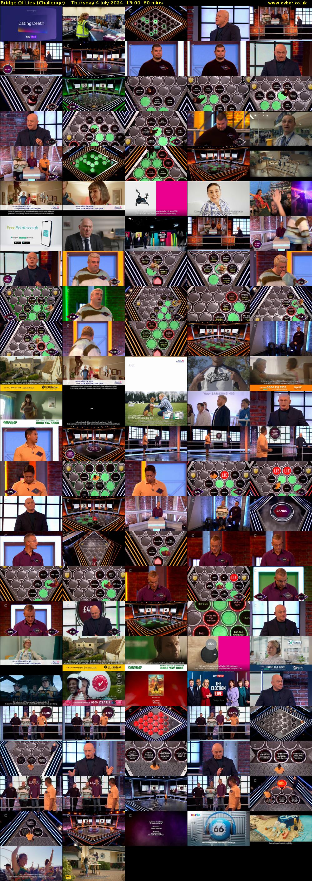 Bridge Of Lies (Challenge) Thursday 4 July 2024 13:00 - 14:00