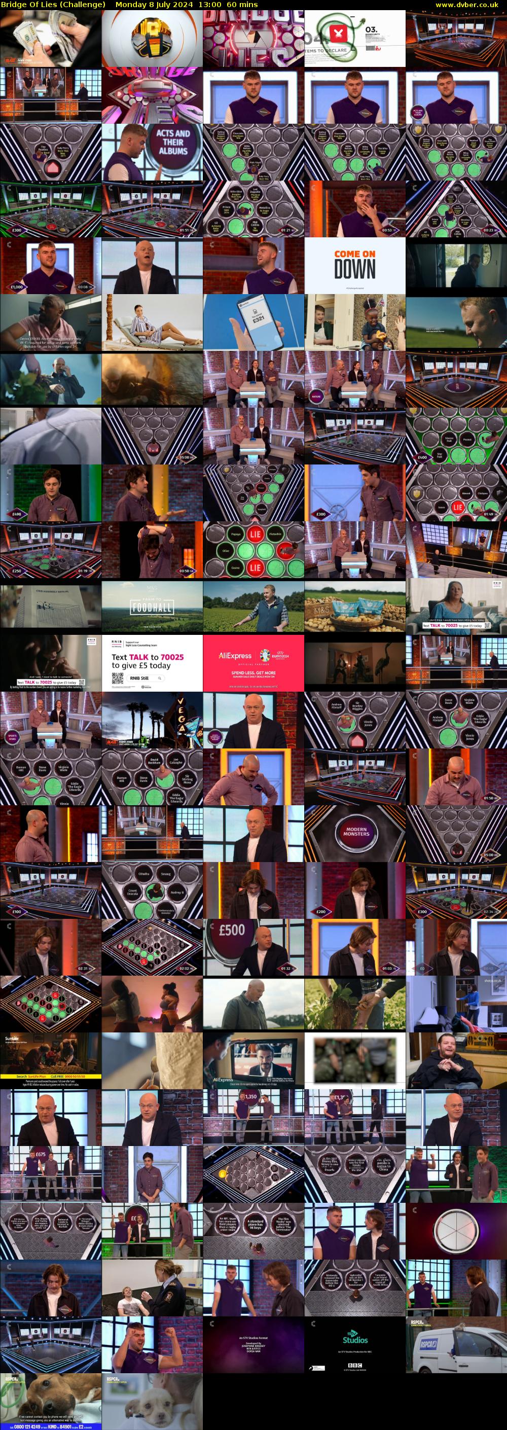 Bridge Of Lies (Challenge) Monday 8 July 2024 13:00 - 14:00