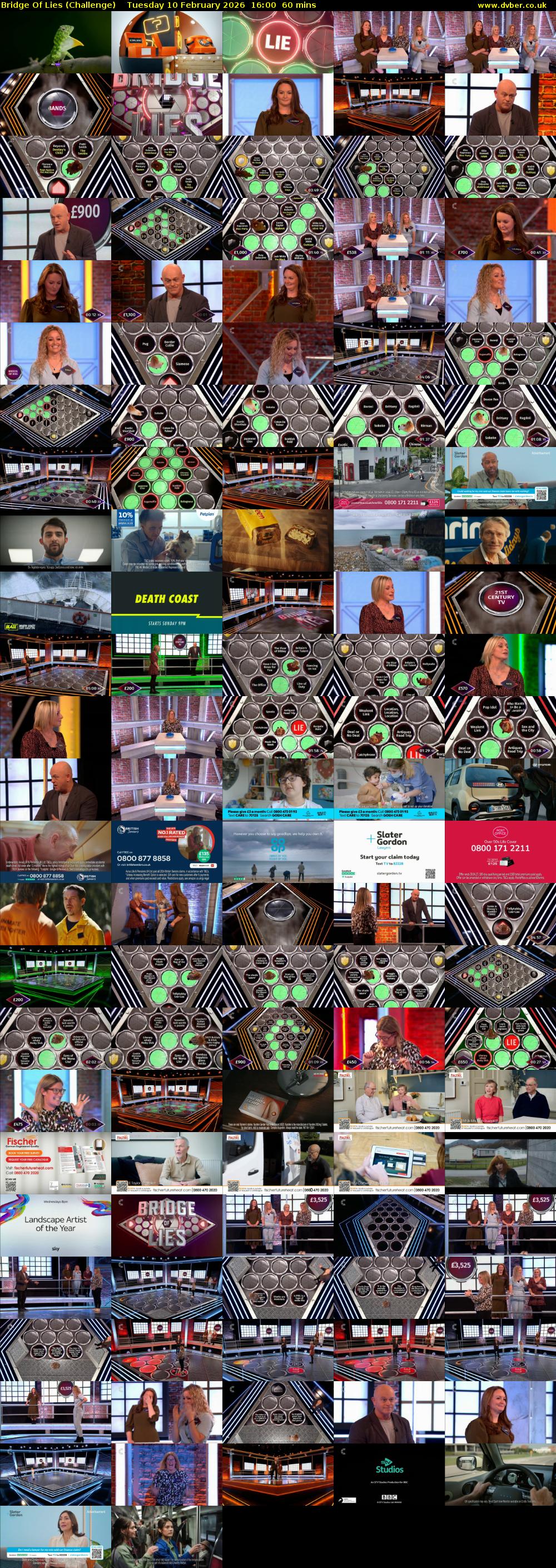 Bridge Of Lies (Challenge) Tuesday 10 February 2026 16:00 - 17:00