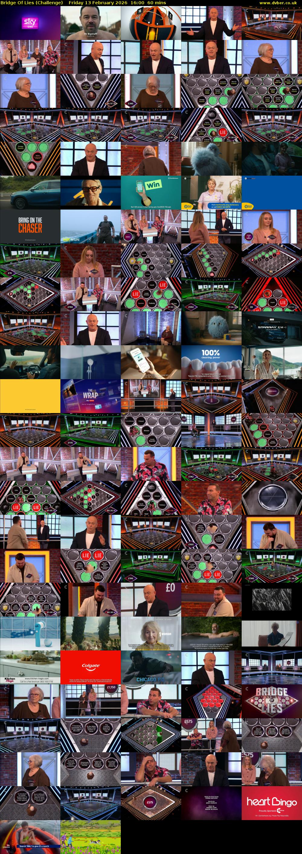 Bridge Of Lies (Challenge) Friday 13 February 2026 16:00 - 17:00