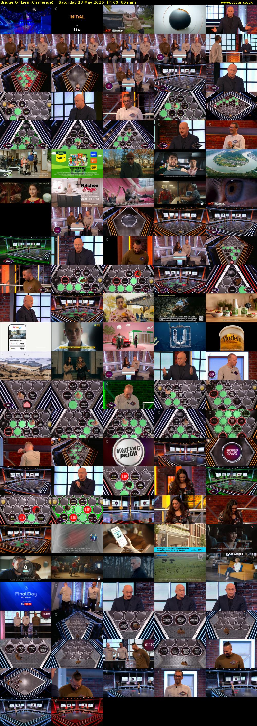 Bridge Of Lies (Challenge) Saturday 23 May 2026 14:00 - 15:00