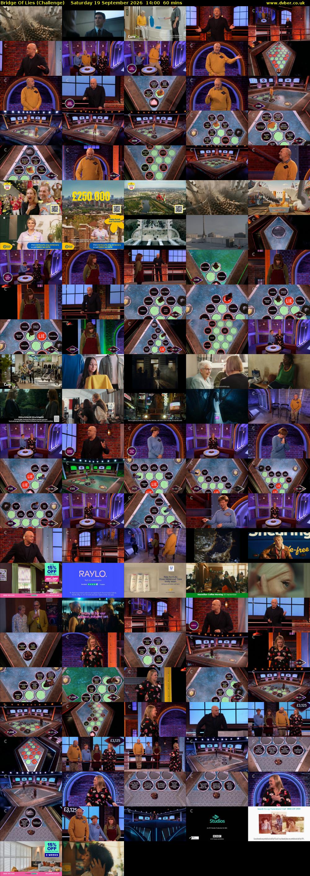 Bridge Of Lies (Challenge) Saturday 19 September 2026 14:00 - 15:00