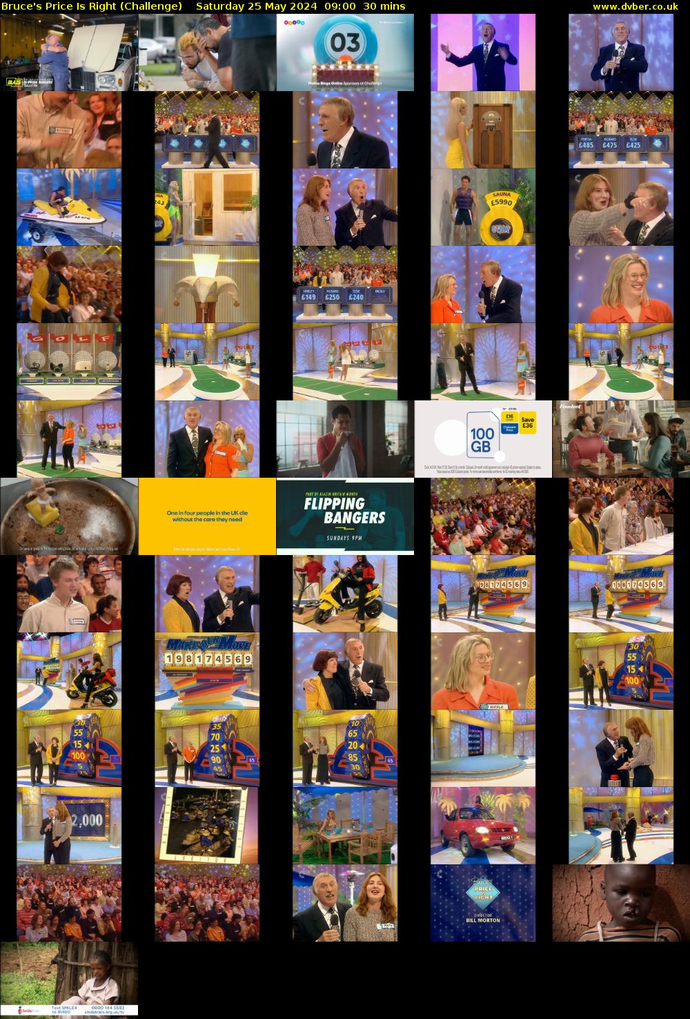 Bruce's Price Is Right (Challenge) Saturday 25 May 2024 09:00 - 09:30