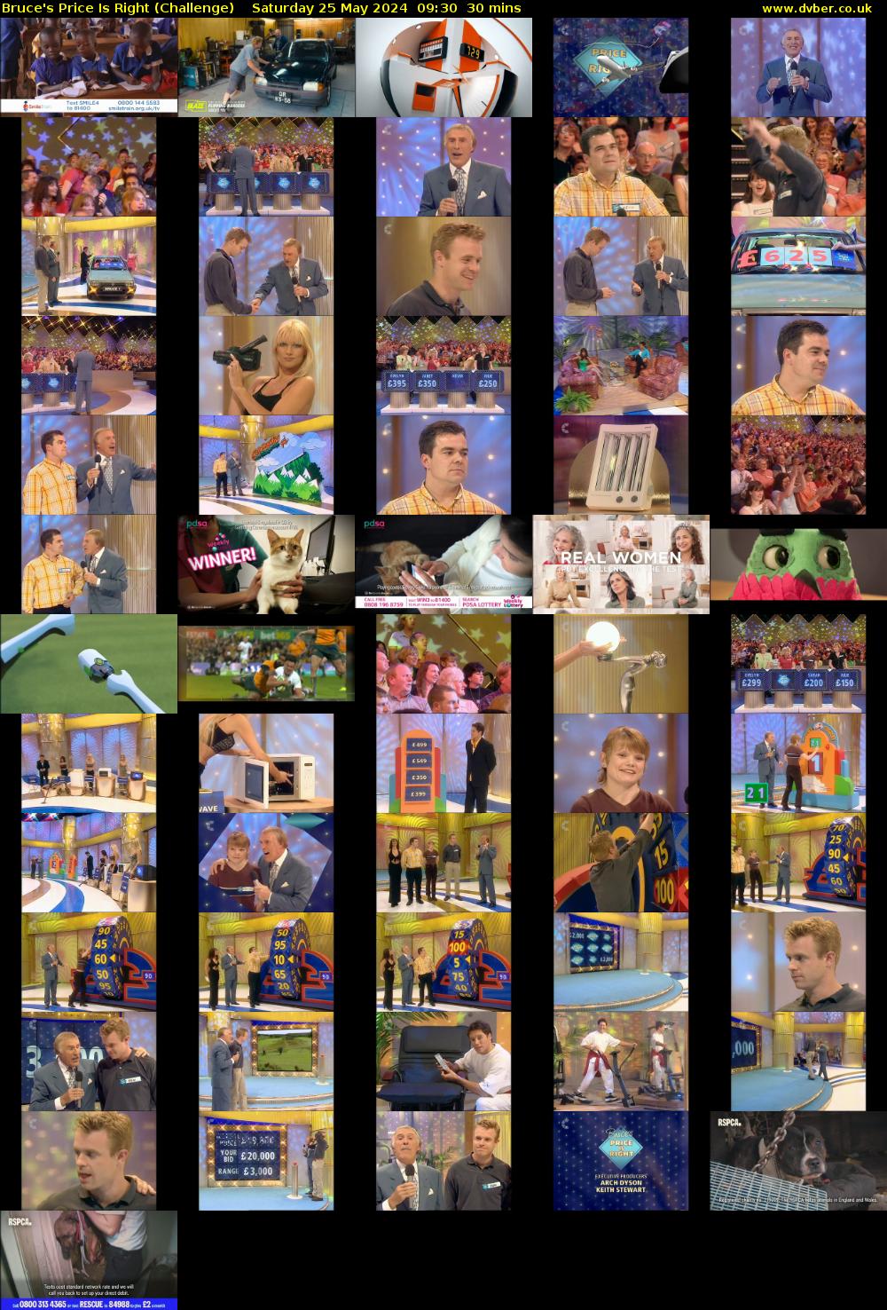 Bruce's Price Is Right (Challenge) Saturday 25 May 2024 09:30 - 10:00