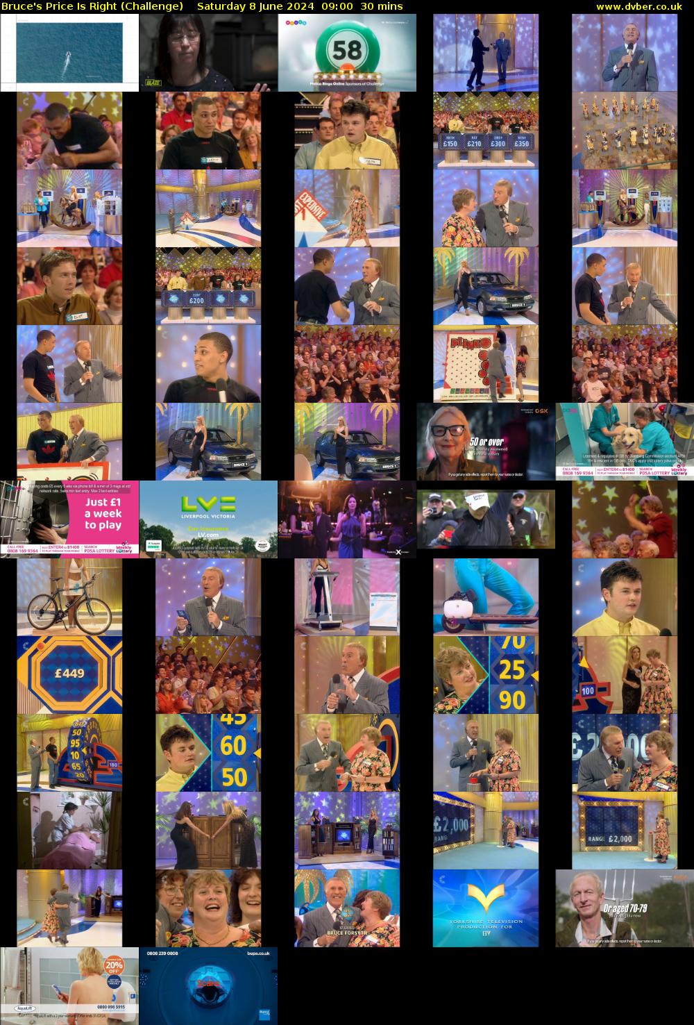 Bruce's Price Is Right (Challenge) Saturday 8 June 2024 09:00 - 09:30