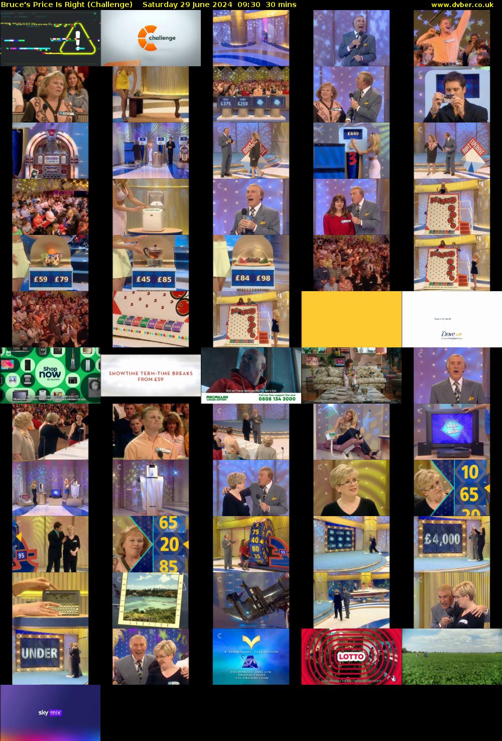 Bruce's Price Is Right (Challenge) Saturday 29 June 2024 09:30 - 10:00