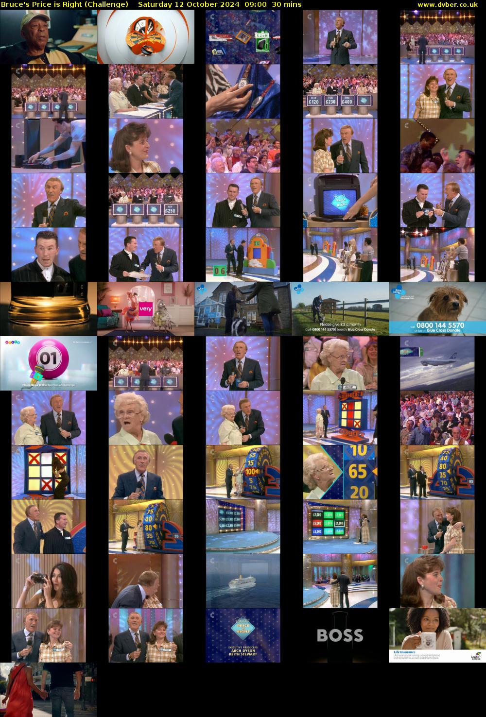 Bruce's Price Is Right (Challenge) Saturday 12 October 2024 09:00 - 09:30