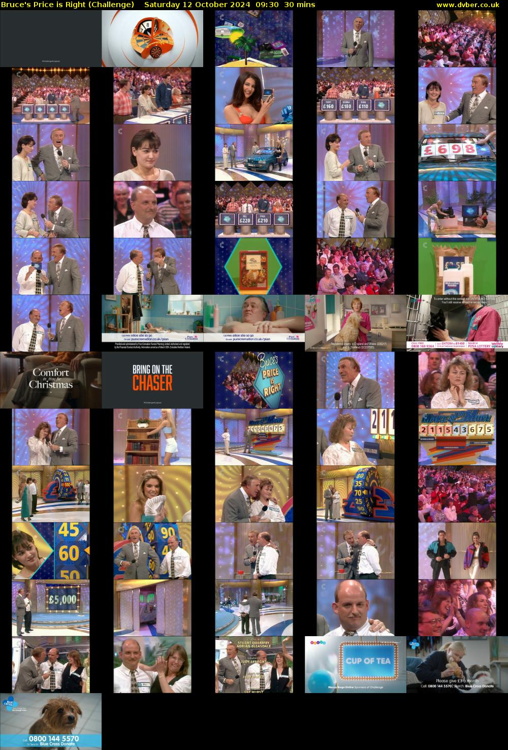 Bruce's Price Is Right (Challenge) Saturday 12 October 2024 09:30 - 10:00