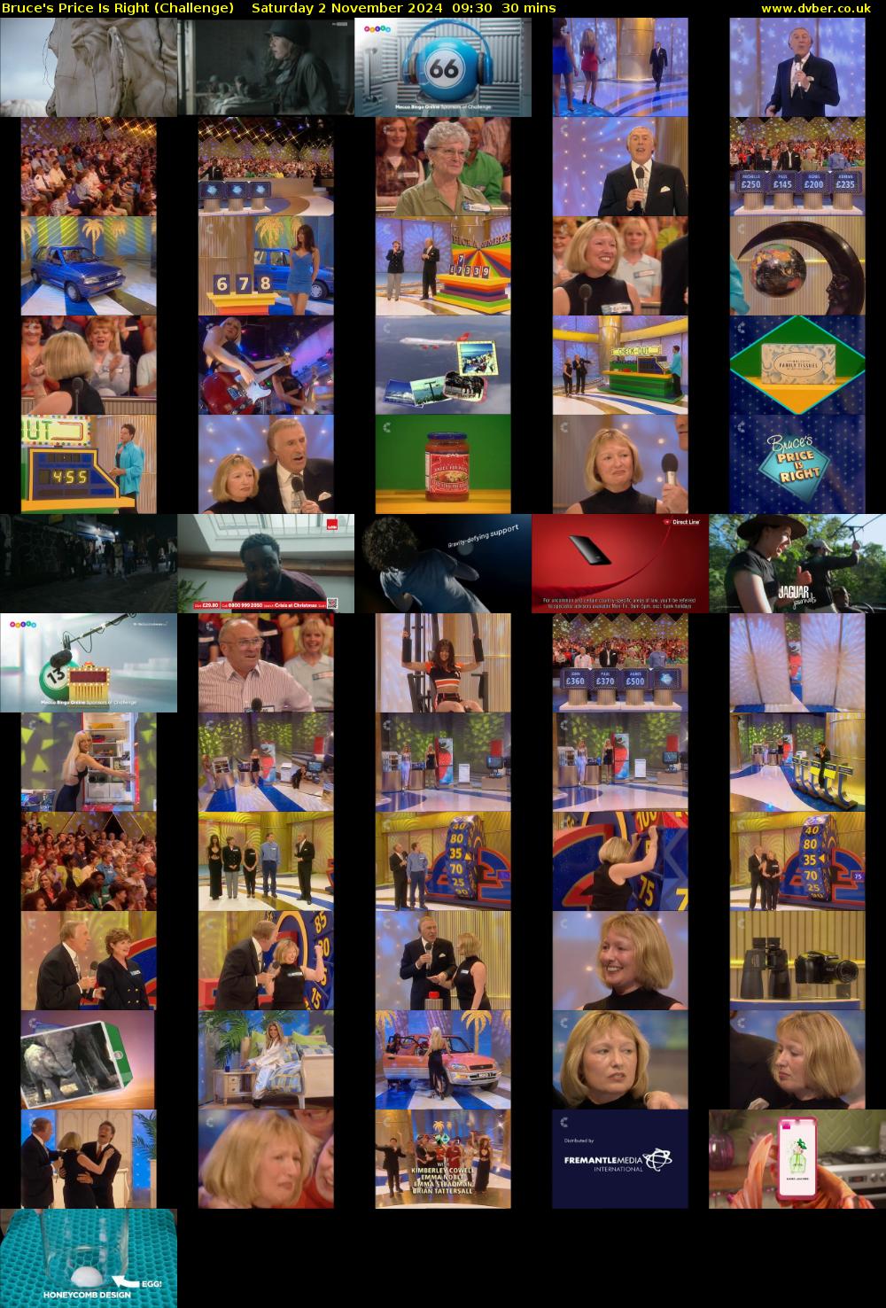 Bruce's Price Is Right (Challenge) Saturday 2 November 2024 09:30 - 10:00