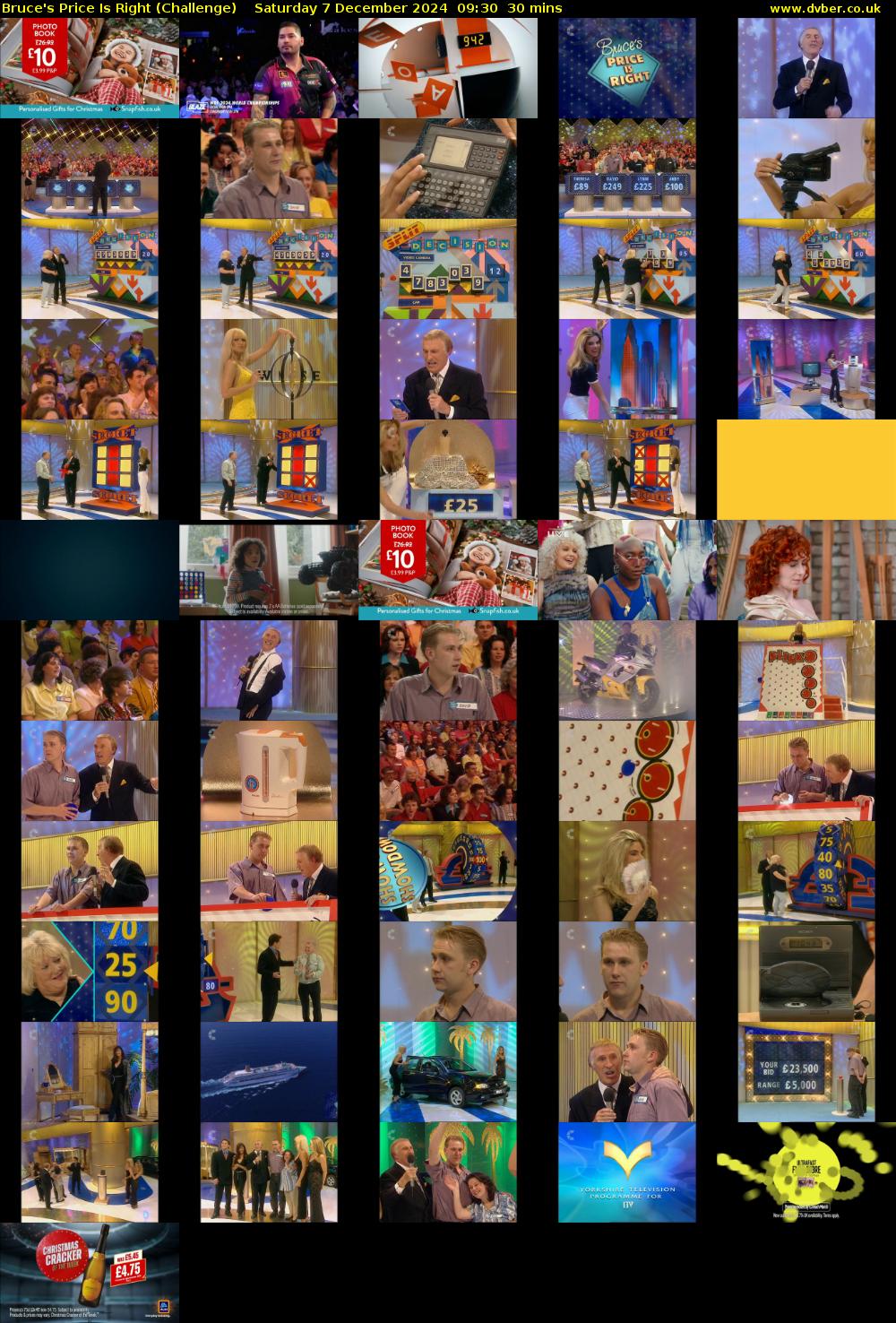 Bruce's Price Is Right (Challenge) Saturday 7 December 2024 09:30 - 10:00