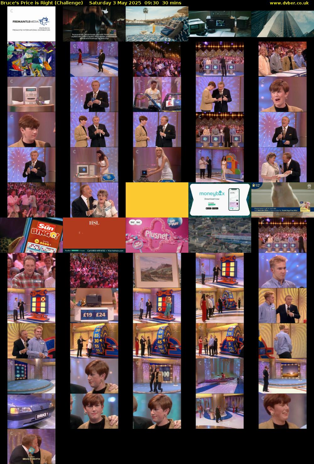 Bruce's Price Is Right (Challenge) Saturday 3 May 2025 09:30 - 10:00
