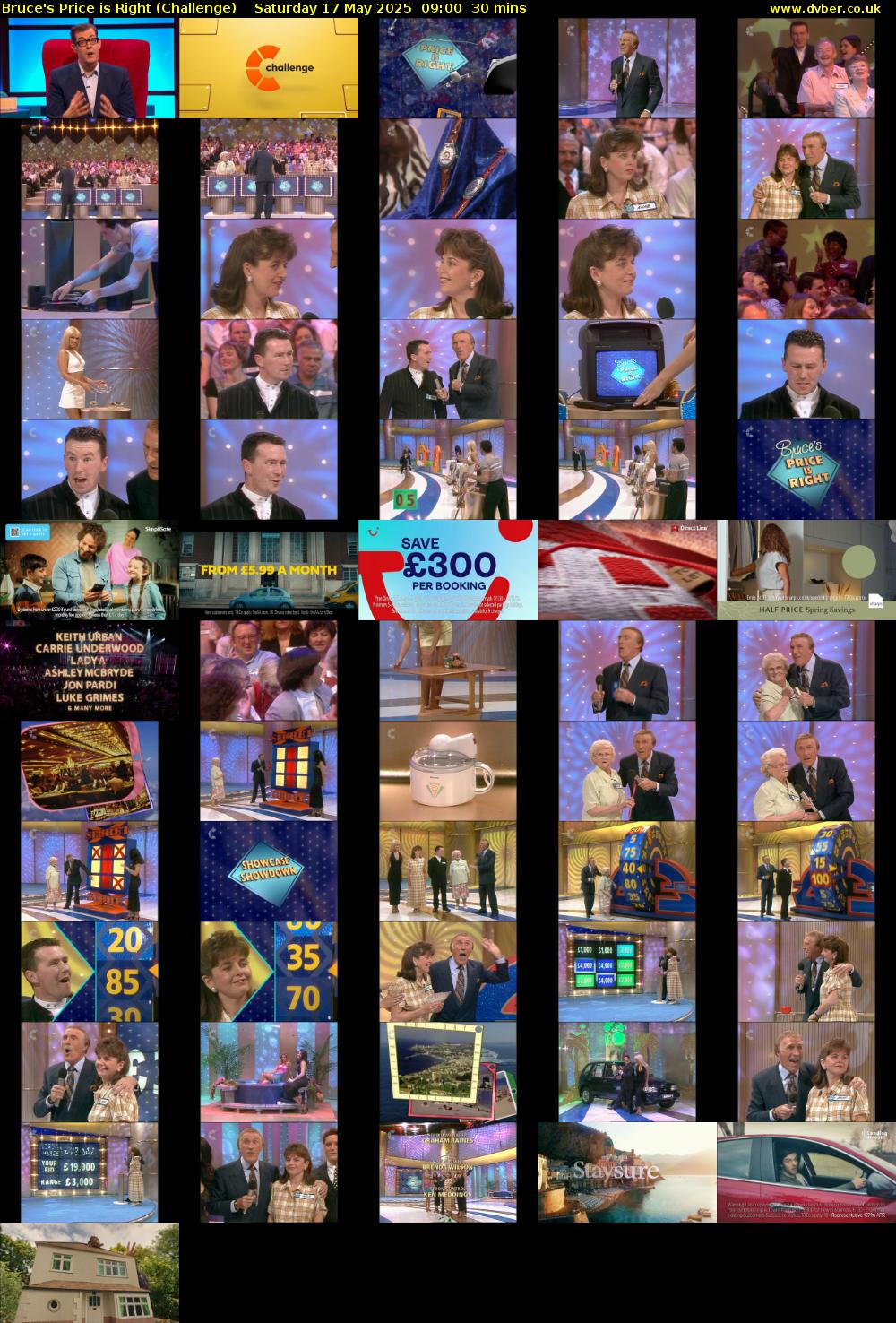 Bruce's Price Is Right (Challenge) Saturday 17 May 2025 09:00 - 09:30