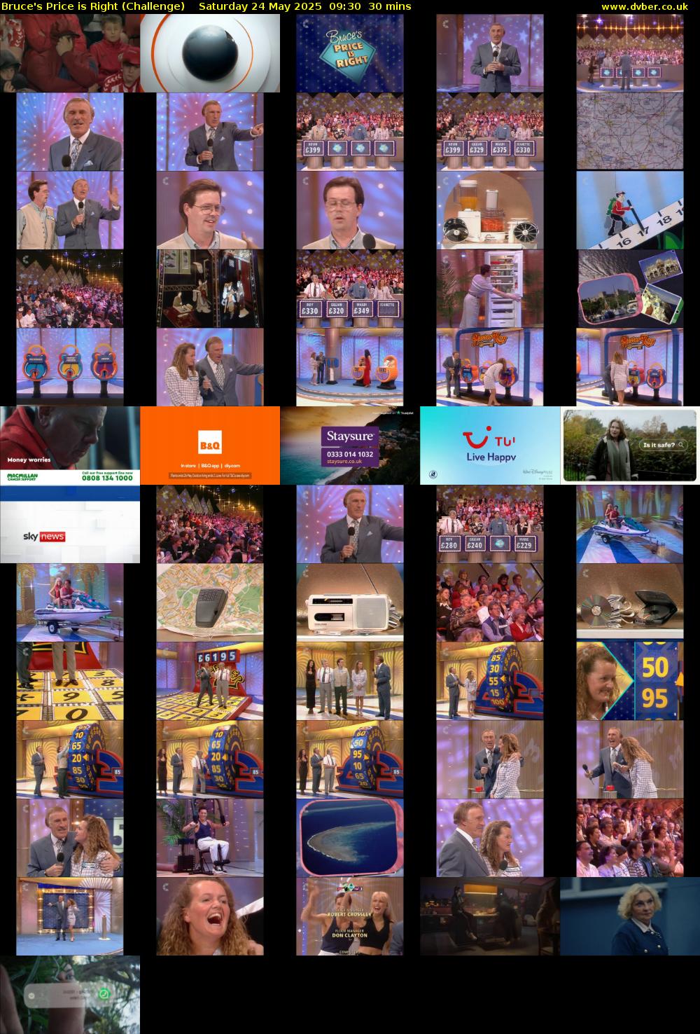 Bruce's Price Is Right (Challenge) Saturday 24 May 2025 09:30 - 10:00