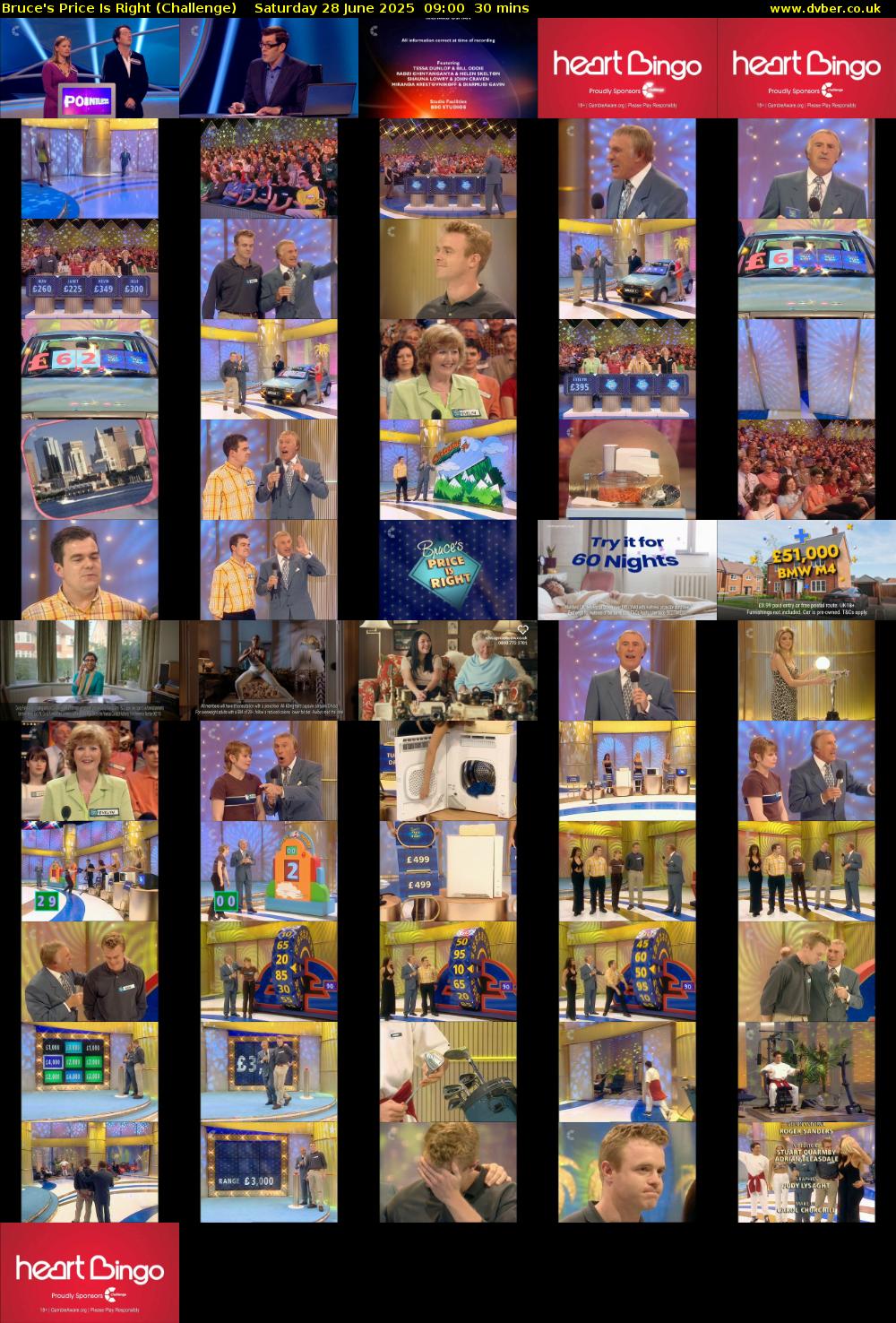 Bruce's Price Is Right (Challenge) Saturday 28 June 2025 09:00 - 09:30