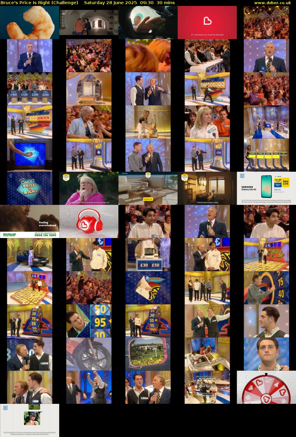 Bruce's Price Is Right (Challenge) Saturday 28 June 2025 09:30 - 10:00