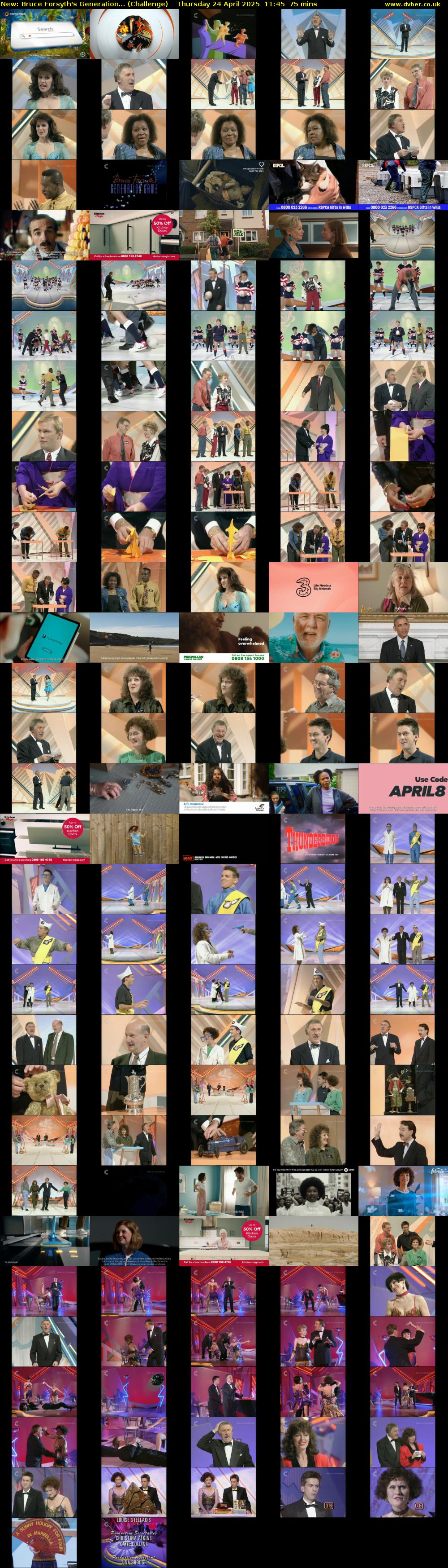 Bruce Forsyth's Generation... (Challenge) Thursday 24 April 2025 11:45 - 13:00