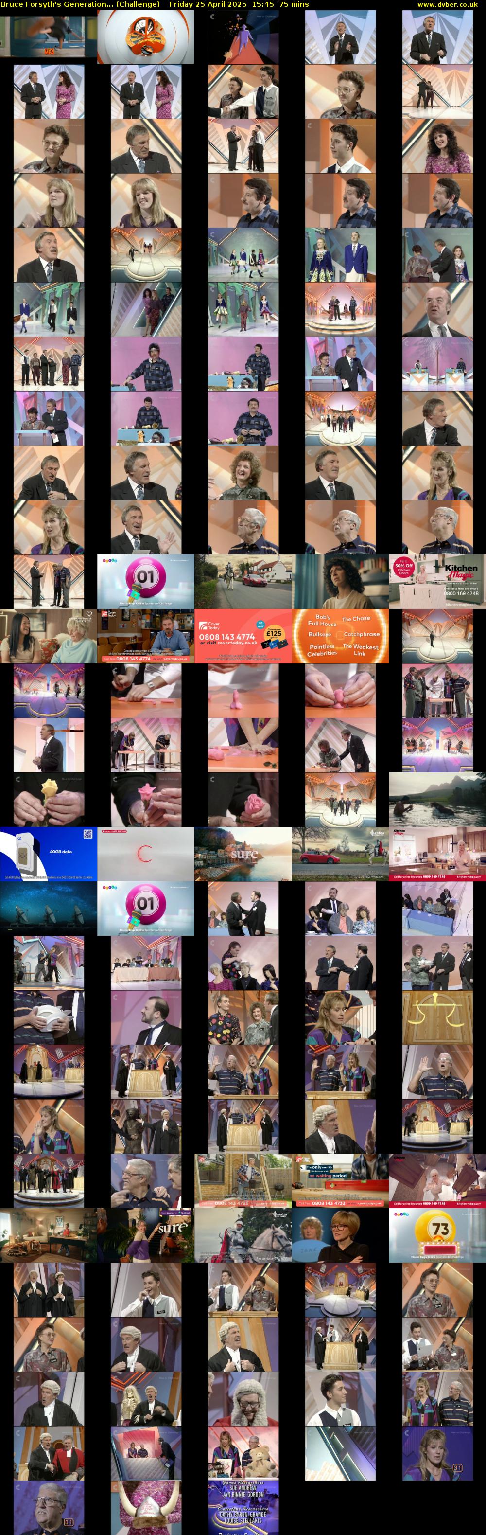 Bruce Forsyth's Generation... (Challenge) Friday 25 April 2025 15:45 - 17:00
