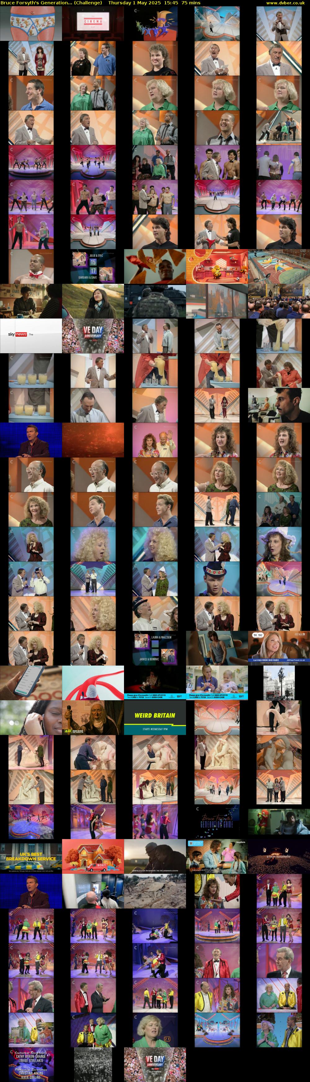 Bruce Forsyth's Generation... (Challenge) Thursday 1 May 2025 15:45 - 17:00