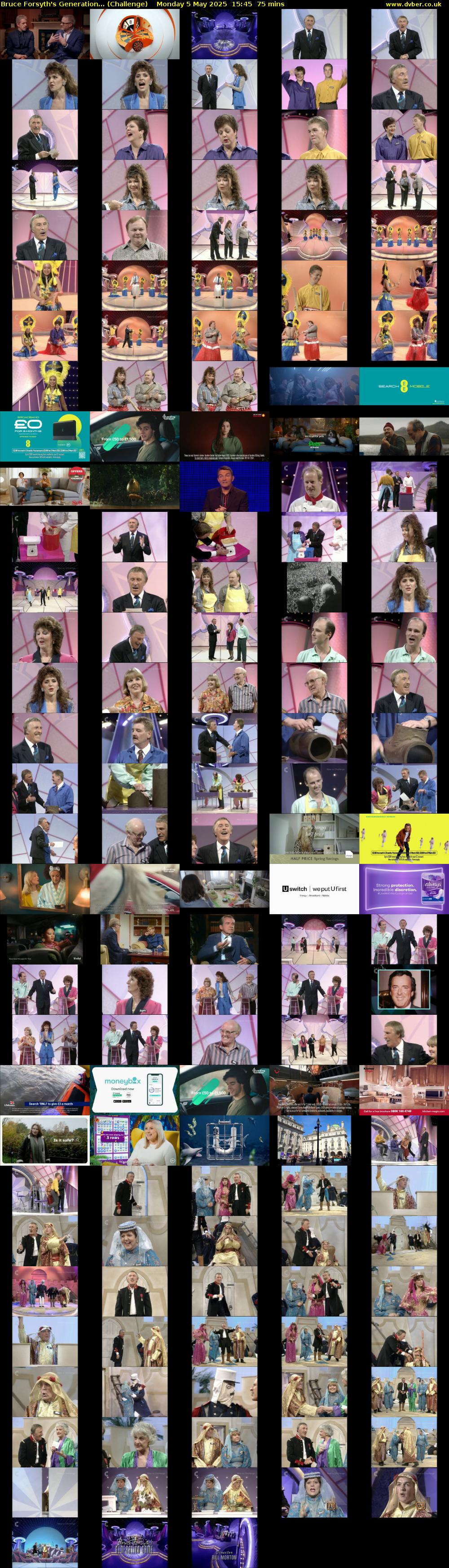 Bruce Forsyth's Generation... (Challenge) Monday 5 May 2025 15:45 - 17:00
