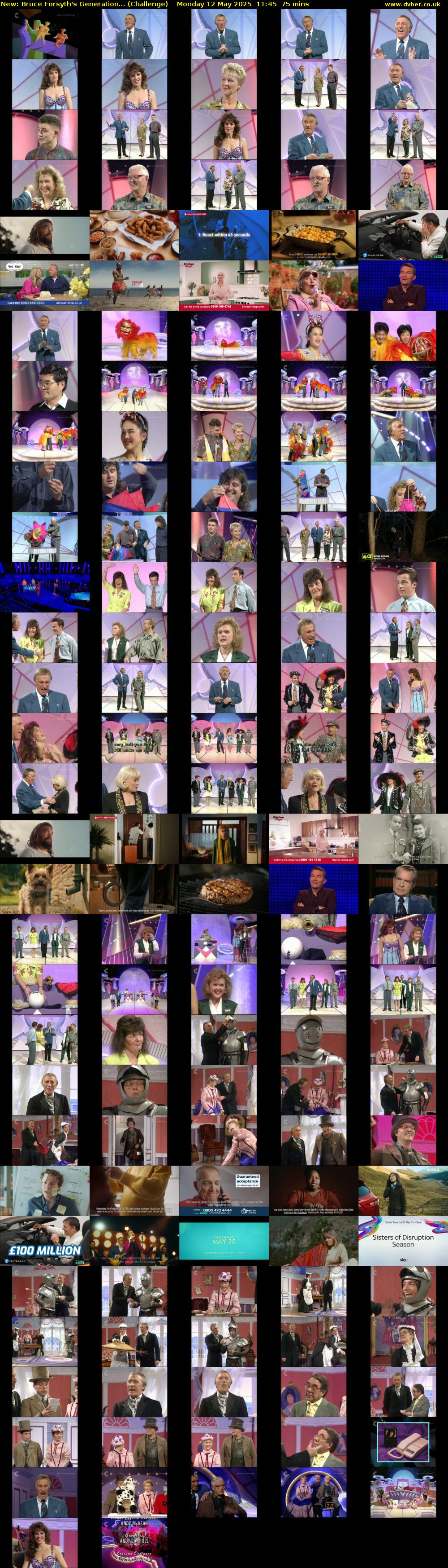 Bruce Forsyth's Generation... (Challenge) Monday 12 May 2025 11:45 - 13:00