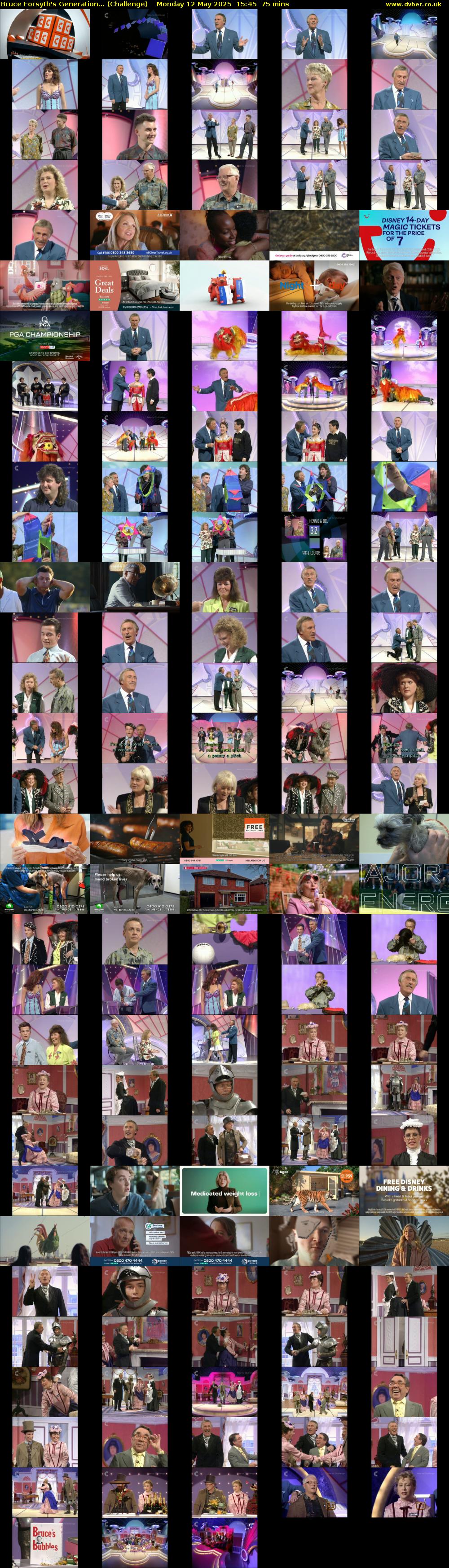 Bruce Forsyth's Generation... (Challenge) Monday 12 May 2025 15:45 - 17:00