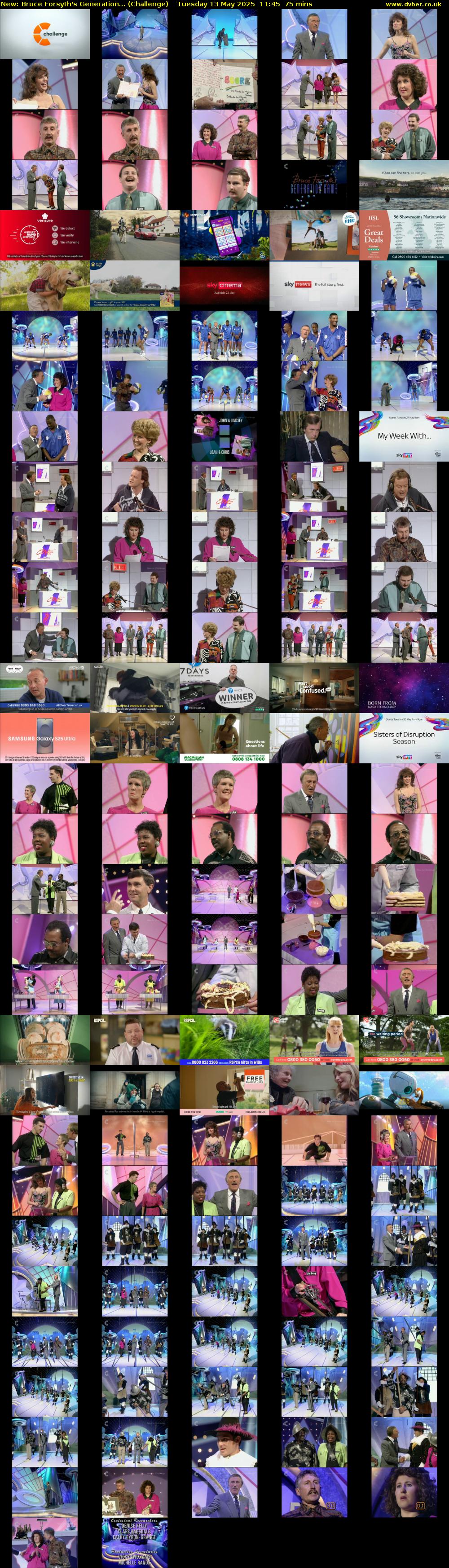 Bruce Forsyth's Generation... (Challenge) Tuesday 13 May 2025 11:45 - 13:00