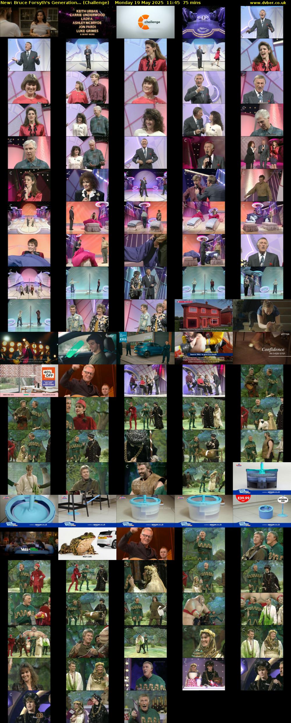 Bruce Forsyth's Generation... (Challenge) Monday 19 May 2025 11:45 - 13:00