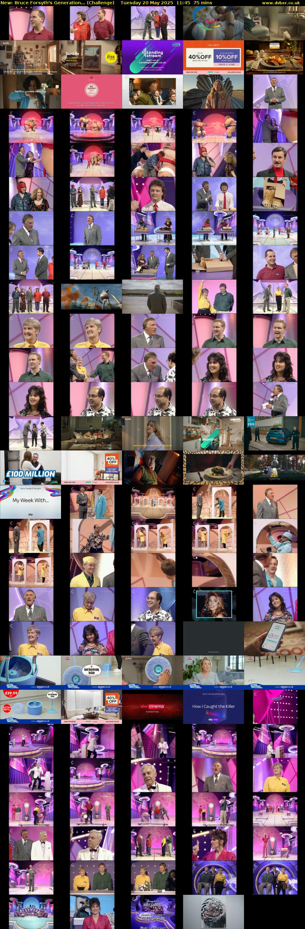 Bruce Forsyth's Generation... (Challenge) Tuesday 20 May 2025 11:45 - 13:00
