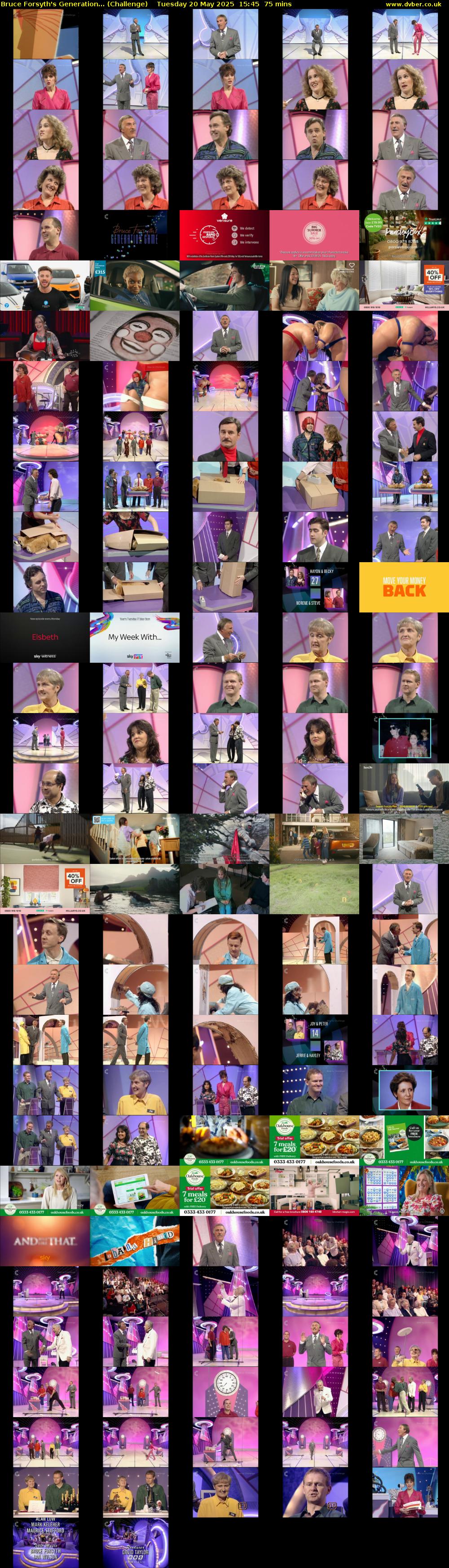 Bruce Forsyth's Generation... (Challenge) Tuesday 20 May 2025 15:45 - 17:00