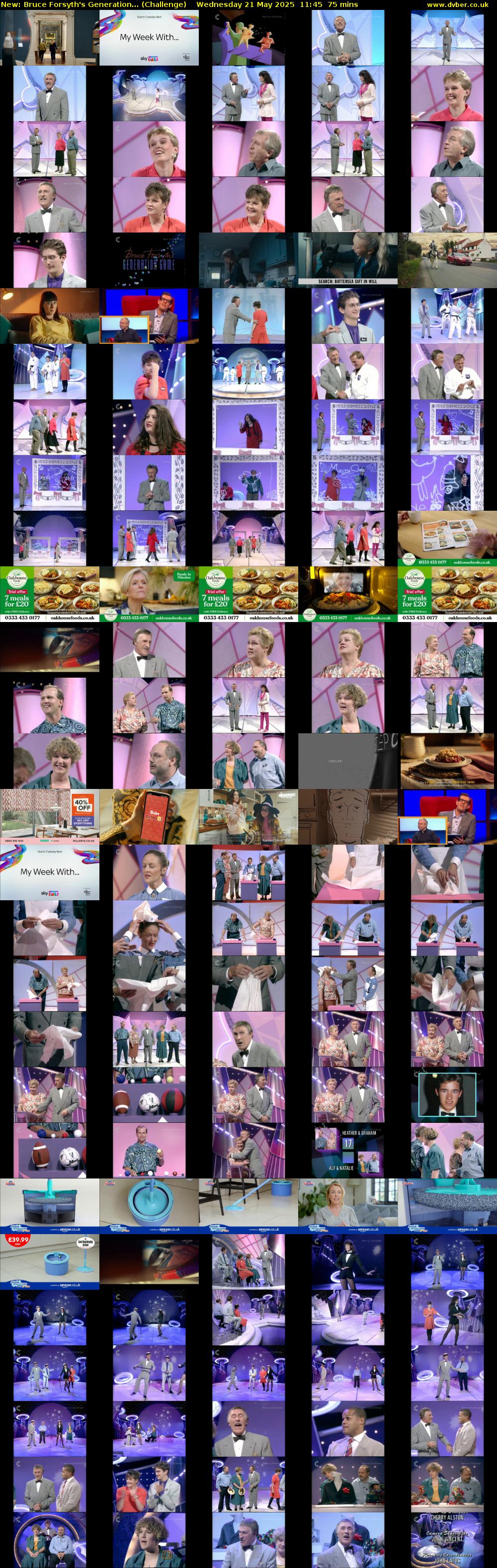 Bruce Forsyth's Generation... (Challenge) Wednesday 21 May 2025 11:45 - 13:00