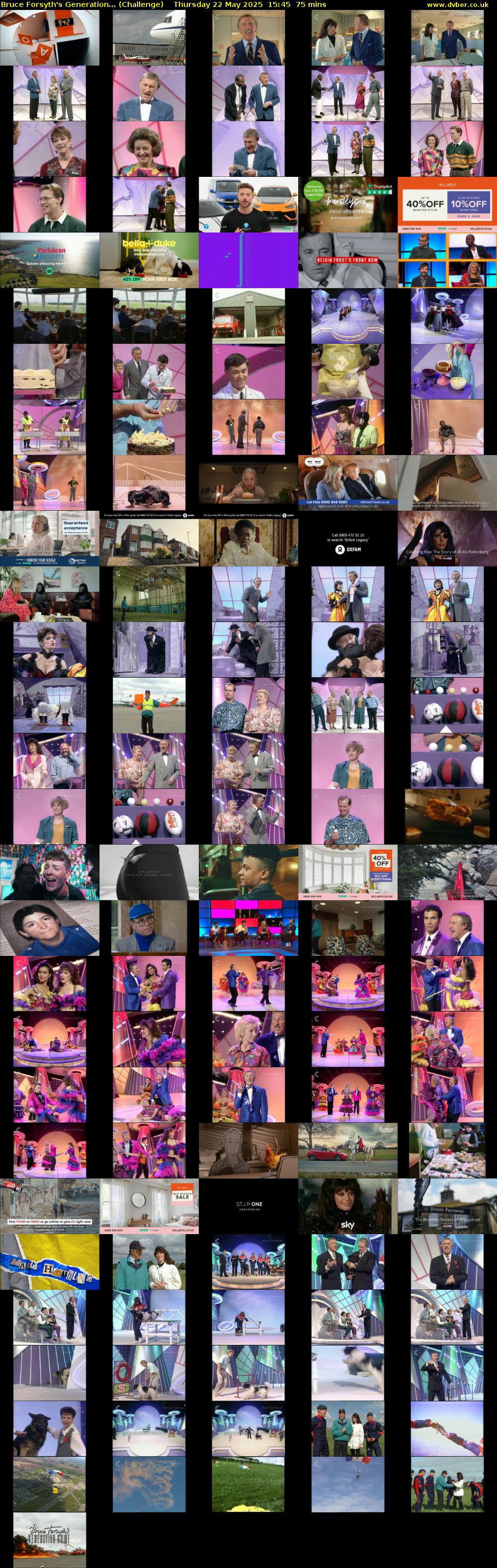 Bruce Forsyth's Generation... (Challenge) Thursday 22 May 2025 15:45 - 17:00