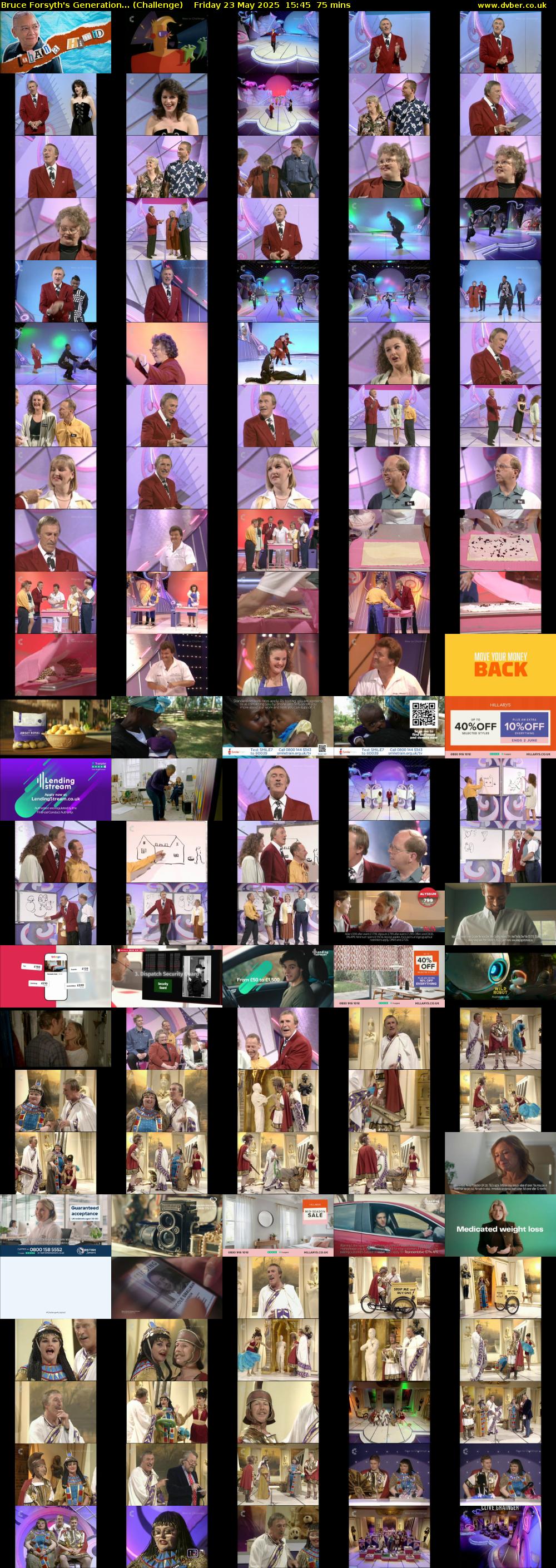 Bruce Forsyth's Generation... (Challenge) Friday 23 May 2025 15:45 - 17:00