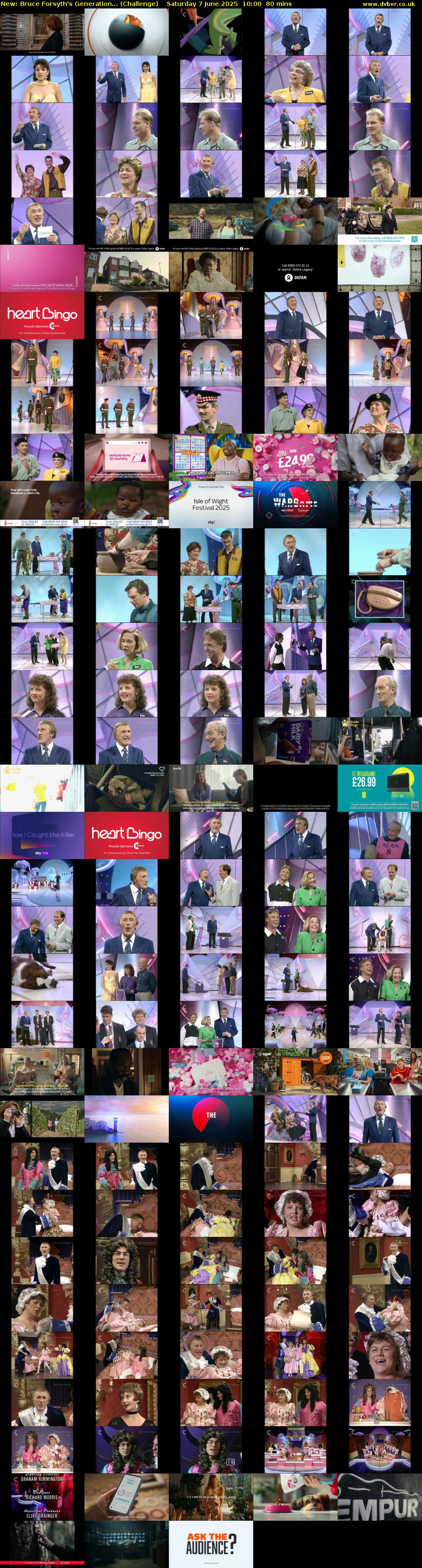 Bruce Forsyth's Generation... (Challenge) Saturday 7 June 2025 10:00 - 11:20
