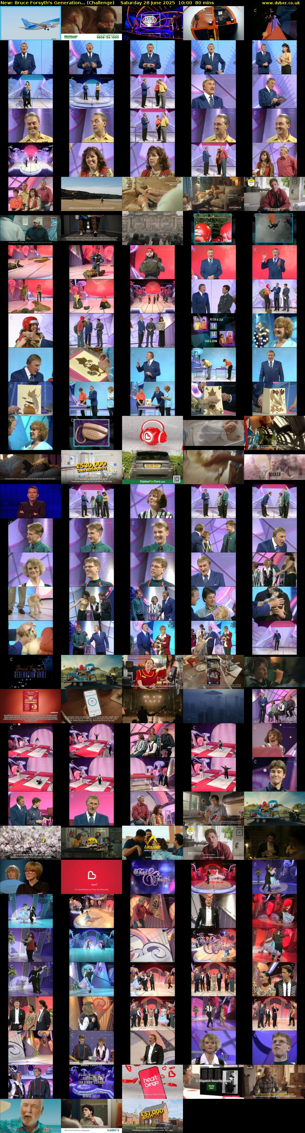 Bruce Forsyth's Generation... (Challenge) Saturday 28 June 2025 10:00 - 11:20