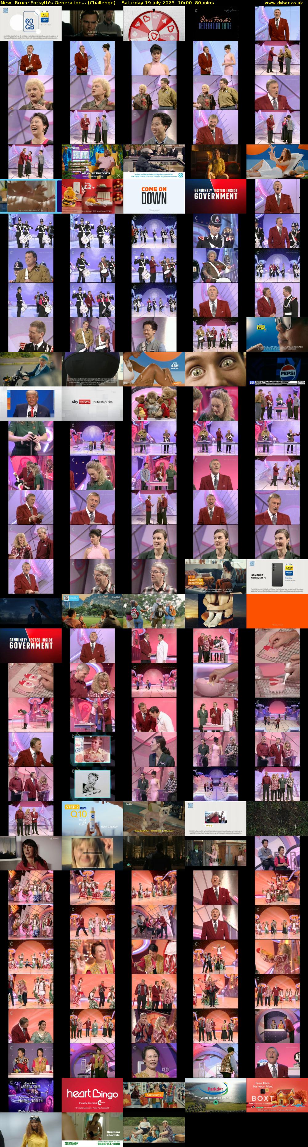Bruce Forsyth's Generation... (Challenge) Saturday 19 July 2025 10:00 - 11:20