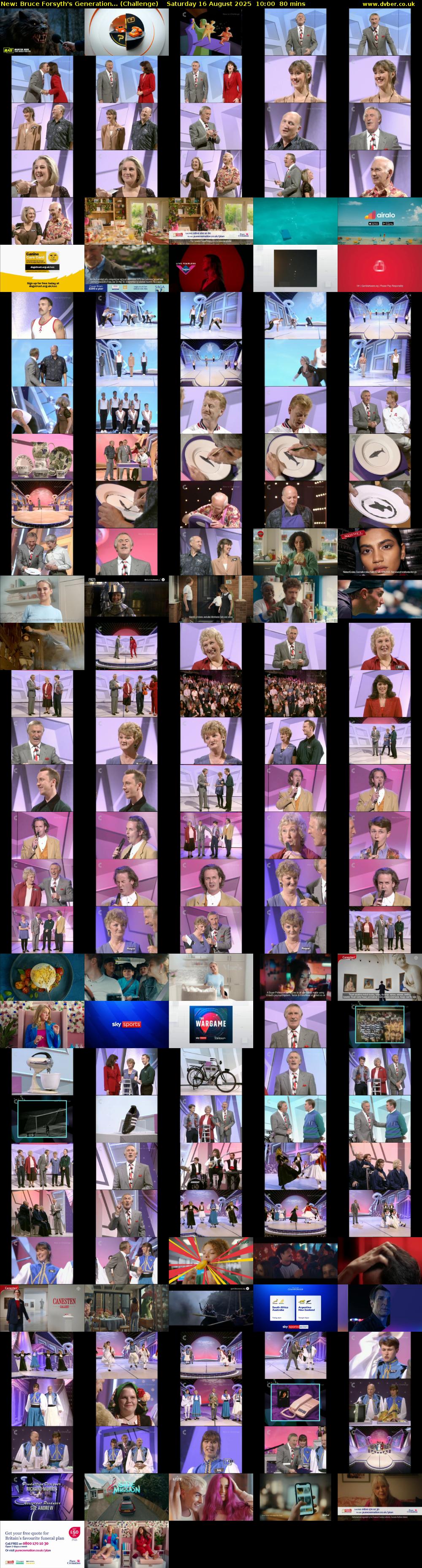 Bruce Forsyth's Generation... (Challenge) Saturday 16 August 2025 10:00 - 11:20