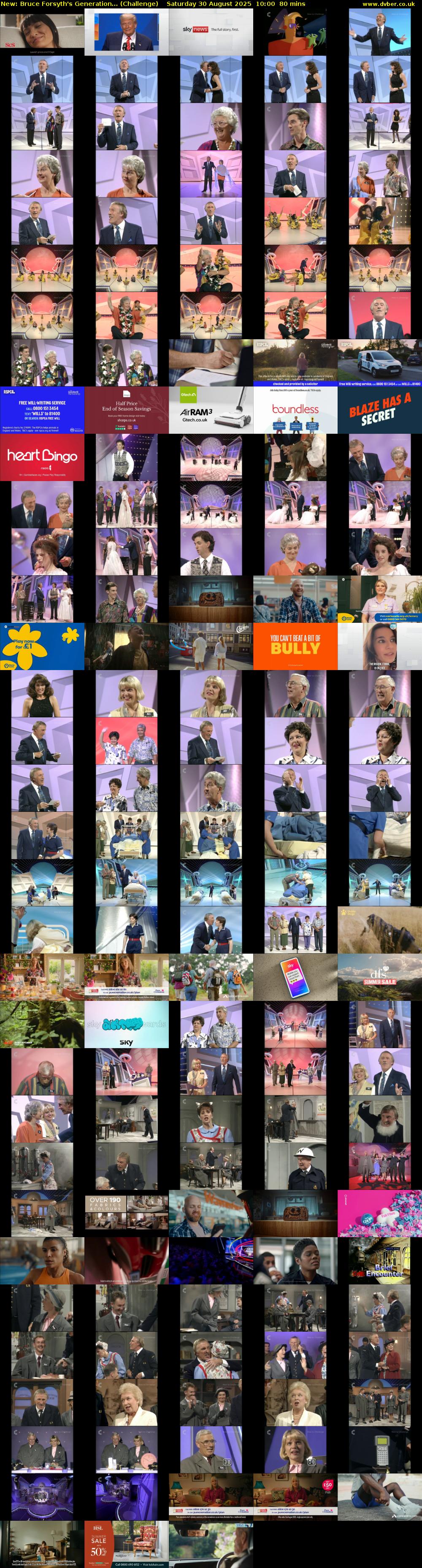 Bruce Forsyth's Generation... (Challenge) Saturday 30 August 2025 10:00 - 11:20