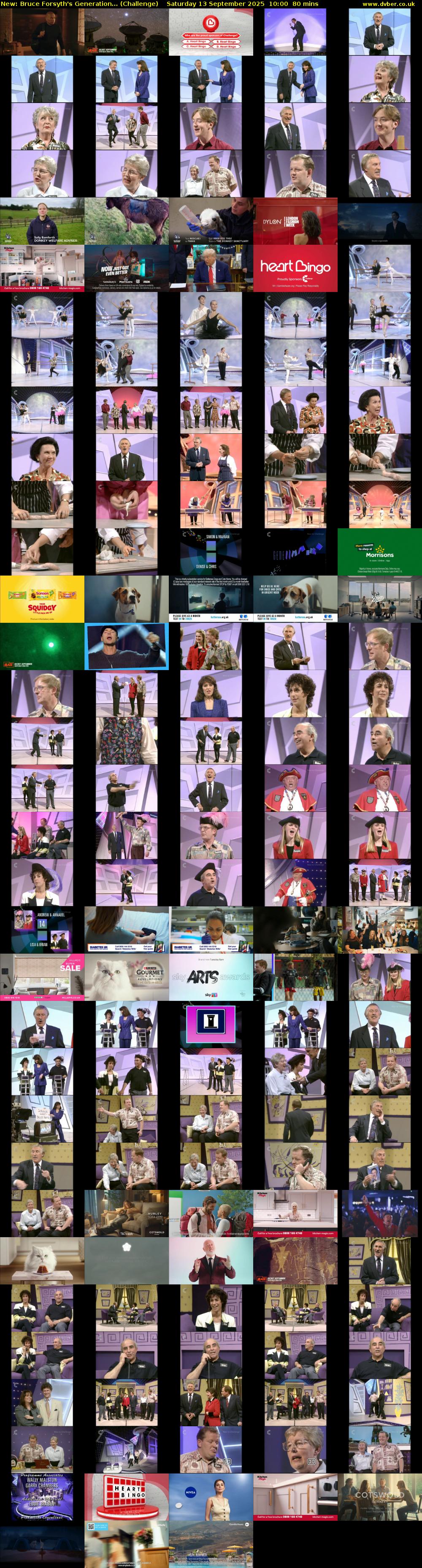 Bruce Forsyth's Generation... (Challenge) Saturday 13 September 2025 10:00 - 11:20