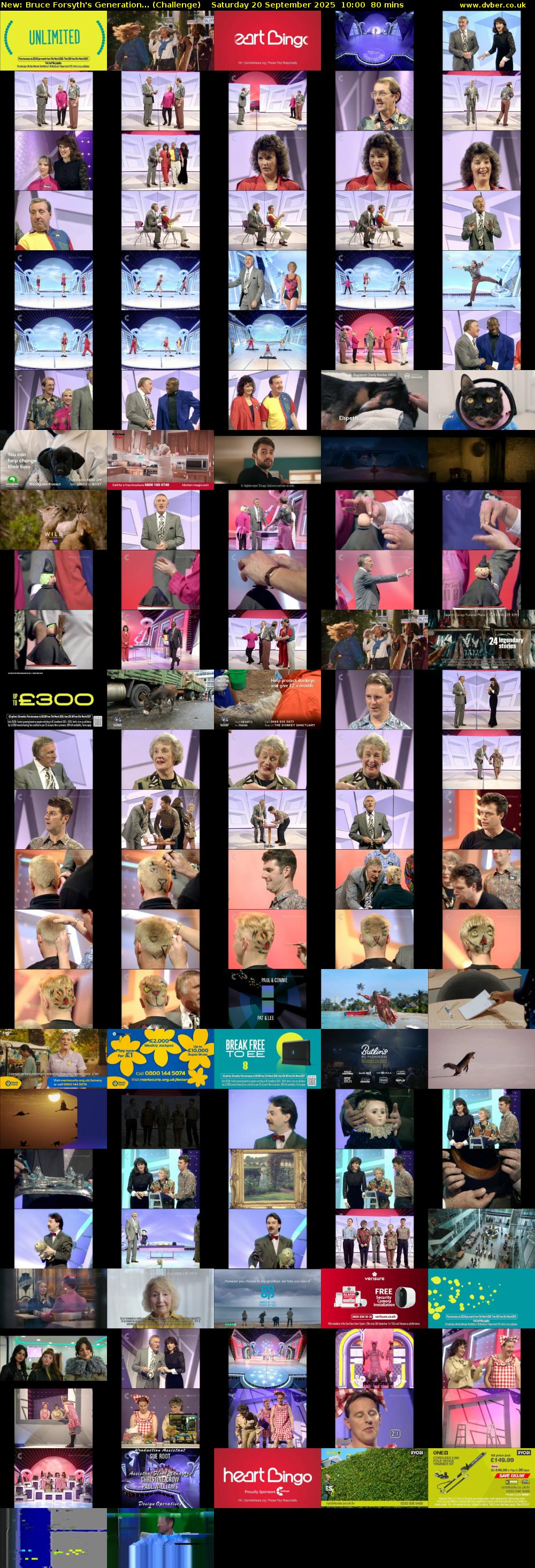 Bruce Forsyth's Generation... (Challenge) Saturday 20 September 2025 10:00 - 11:20