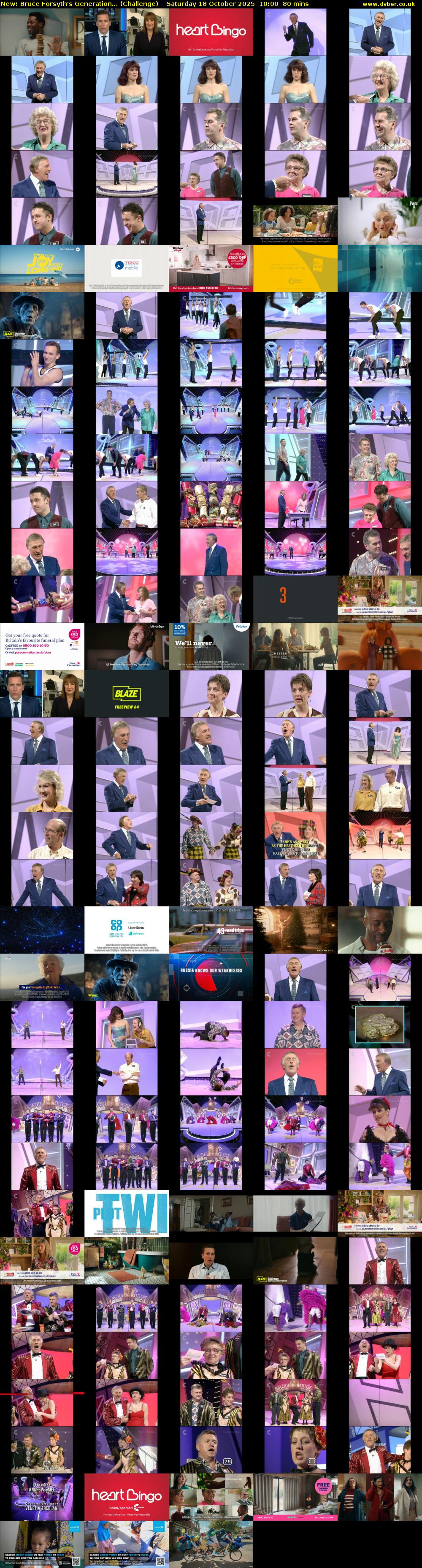 Bruce Forsyth's Generation... (Challenge) Saturday 18 October 2025 10:00 - 11:20