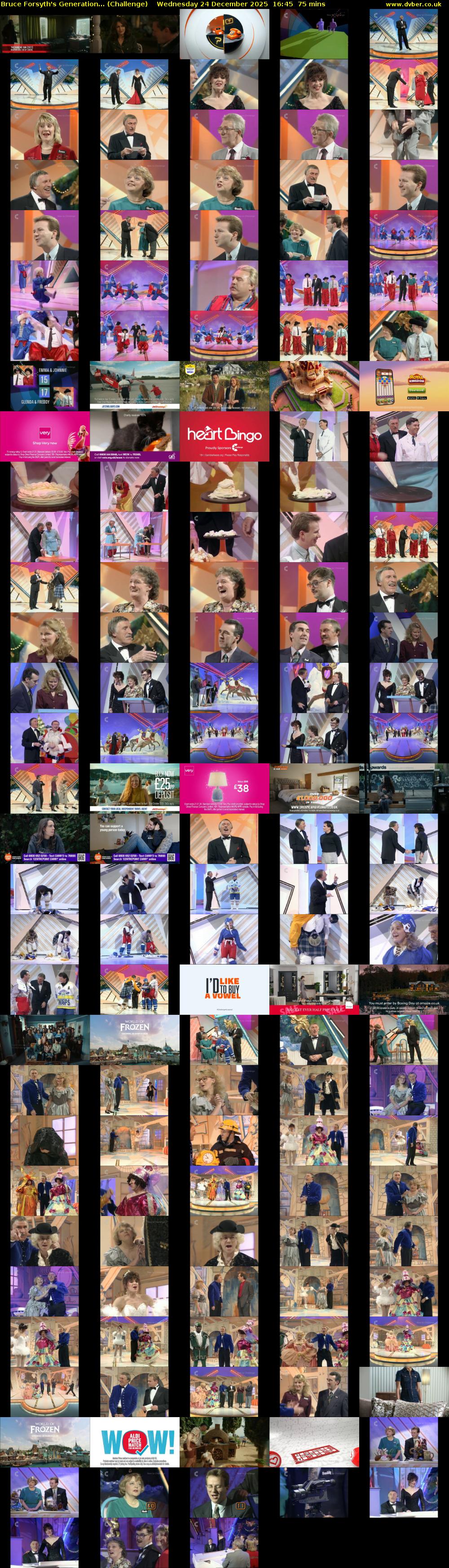 Bruce Forsyth's Generation... (Challenge) Wednesday 24 December 2025 16:45 - 18:00