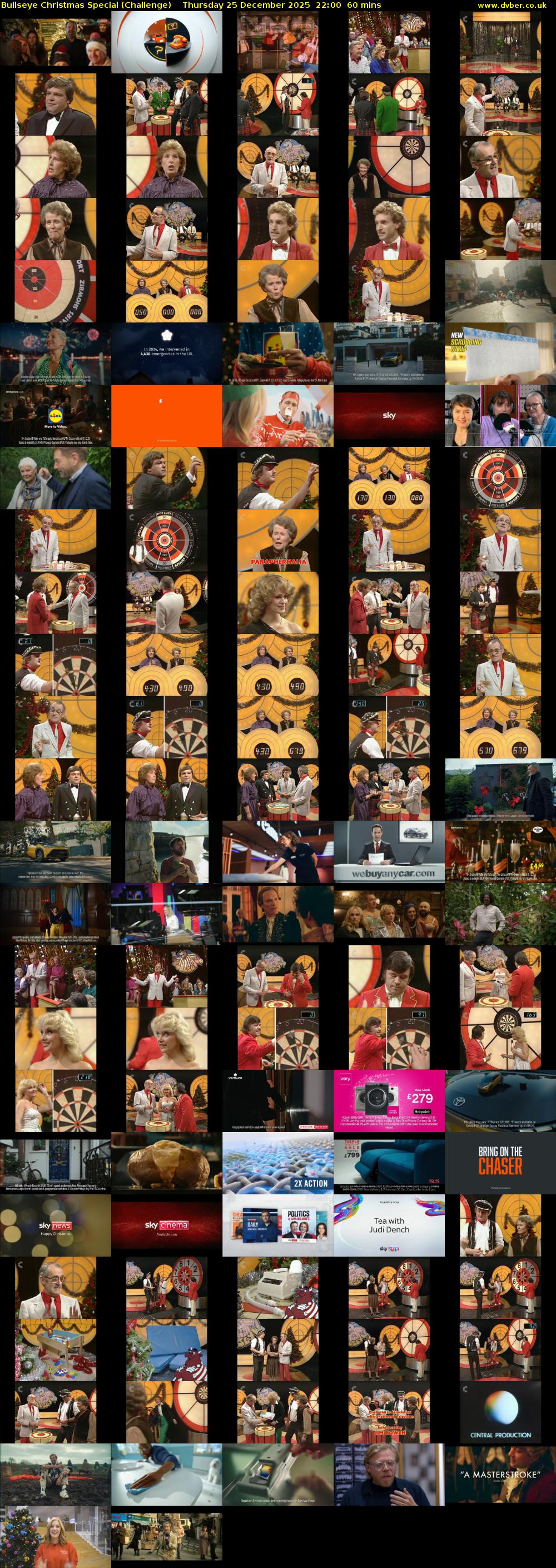 Bullseye Christmas Special (Challenge) Thursday 25 December 2025 22:00 - 23:00