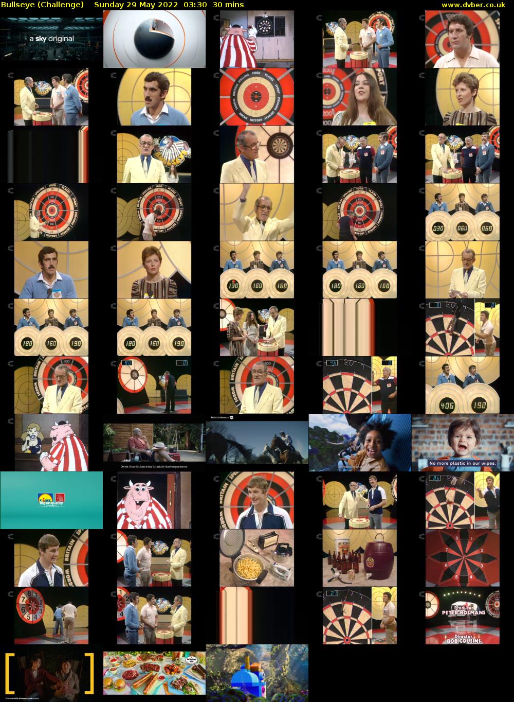 Bullseye (Challenge) Sunday 29 May 2022 03:30 - 04:00