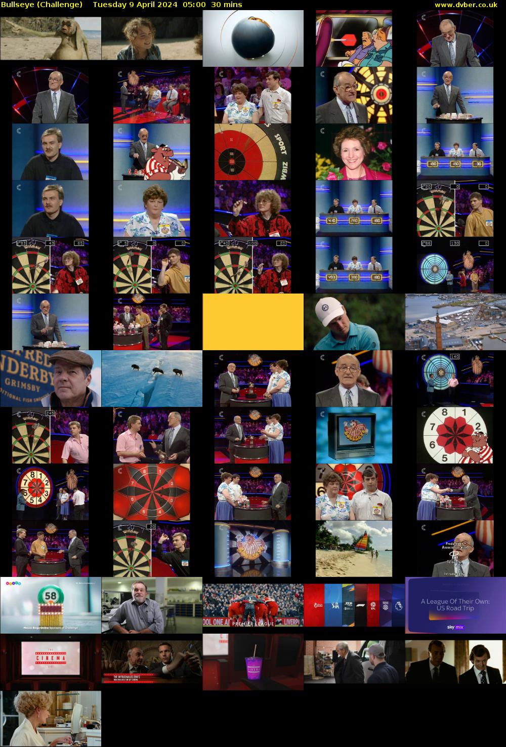 Bullseye (Challenge) Tuesday 9 April 2024 05:00 - 05:30