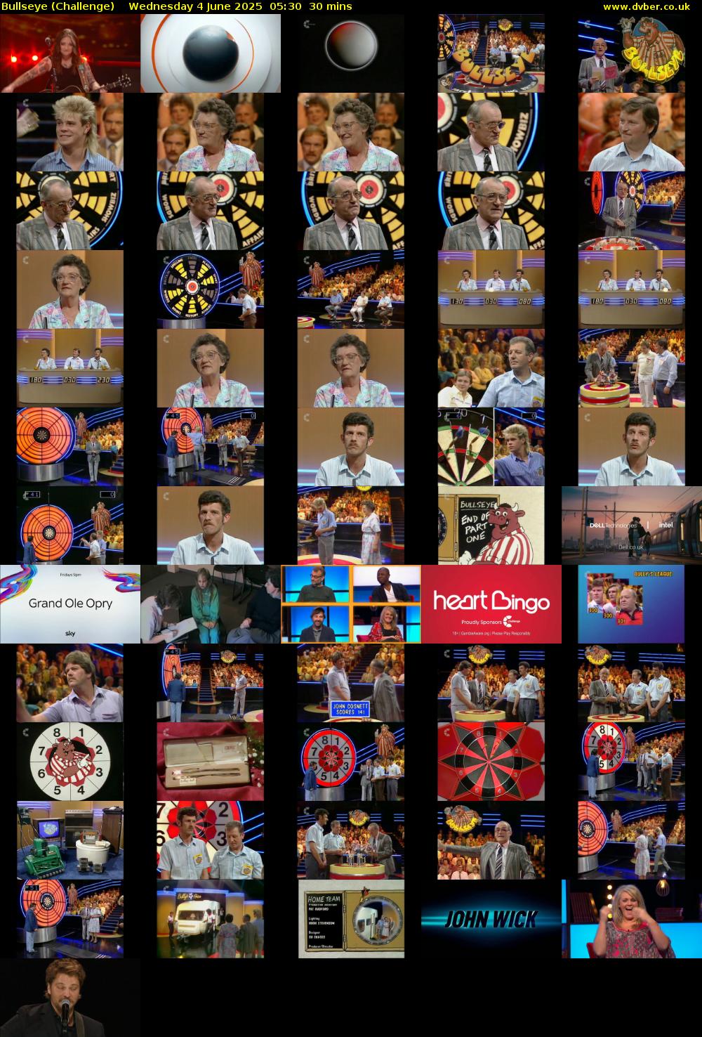 Bullseye (Challenge) Wednesday 4 June 2025 05:30 - 06:00