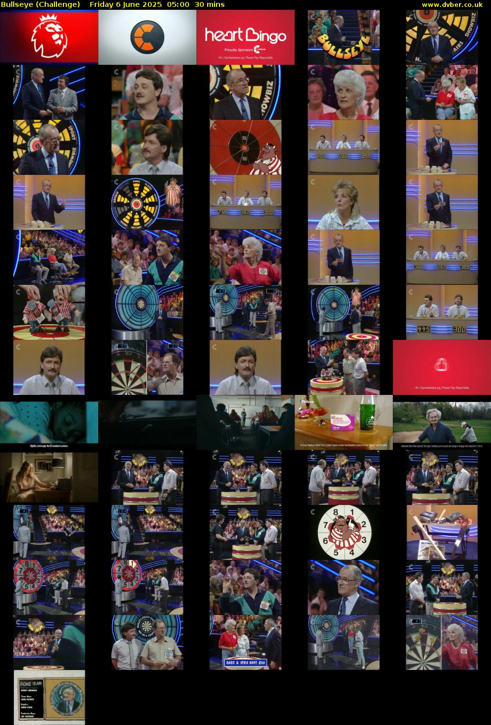 Bullseye (Challenge) Friday 6 June 2025 05:00 - 05:30