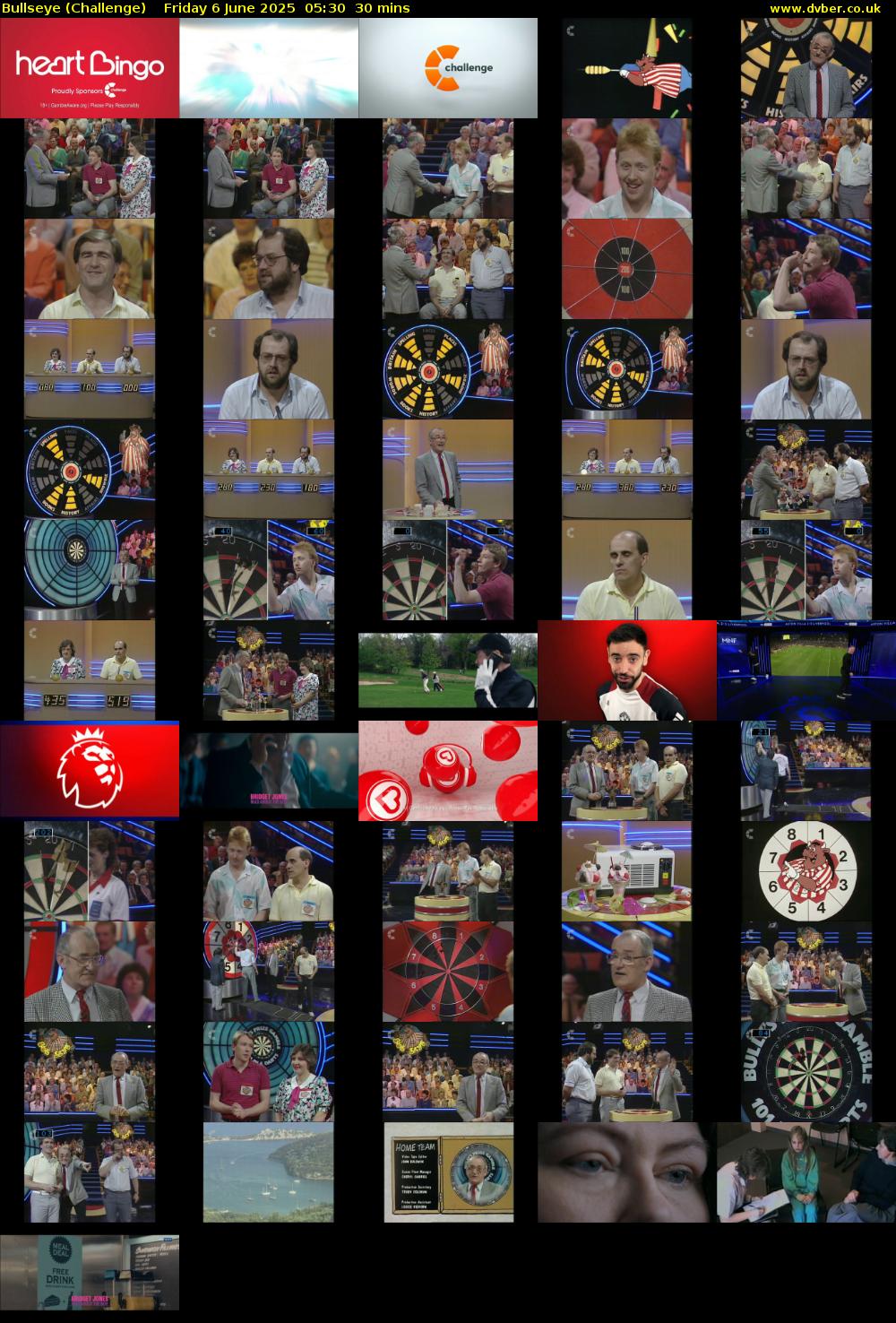 Bullseye (Challenge) Friday 6 June 2025 05:30 - 06:00